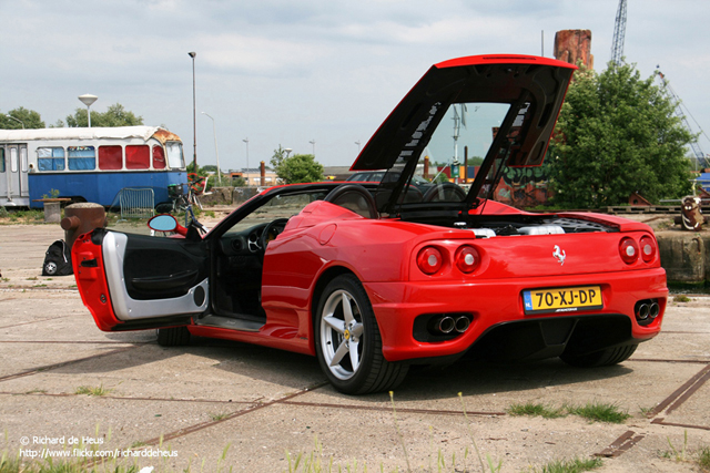 Fotoshoot: Ferrari 360 Spider