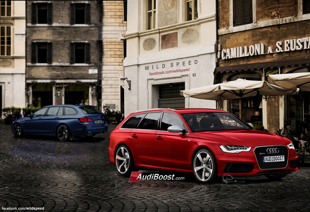 Audi RS6 Avant C7 renderings