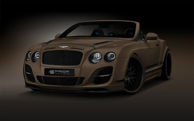Prior-Design toont aerodynamisch pakket voor Bentley Continental GTC