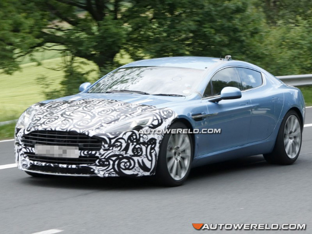 Spyshots: snellere Aston Martin Rapide op komst