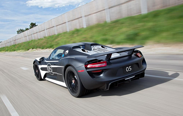 Nieuwe foto's Porsche 918 Spyder 