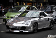 Always shiny: Porsche 996 Turbo in chrome