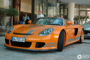Orange super-Porsche spotted: Porsche Carrera GT TechArt