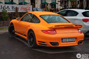 Nu ook in het oranje gespot: Porsche 997 Turbo S