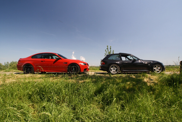 Fotoshoot: BMW Z3 M Coupé & BMW M3 E92 Coupé