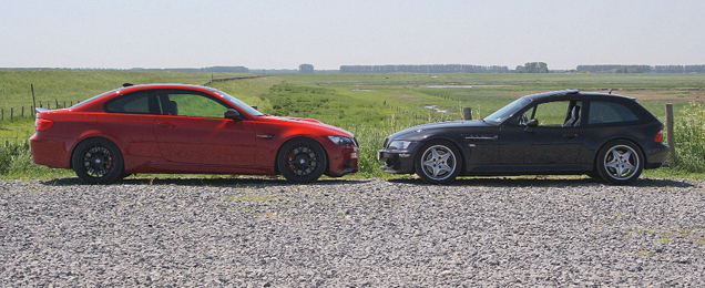 Fotoshoot: BMW Z3 M Coupé & BMW M3 E92 Coupé