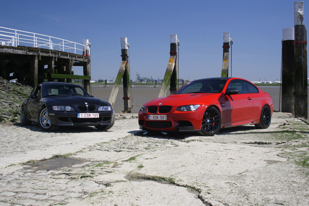 Fotoshoot: BMW Z3 M Coupé & BMW M3 E92 Coupé