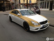 Colour accentuates the nice lines of this Mercedes-Benz CLS 55 AMG