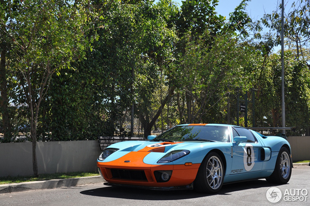 Is deze Ford GT Heritage Edition is net iets over the top?