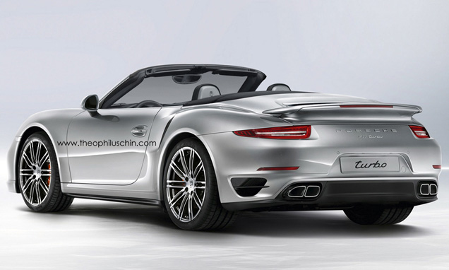 Rendering: Porsche 991 Turbo Cabriolet 