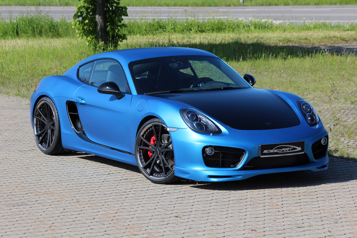 Porsche Cayman S 981 volgens tuner speedART