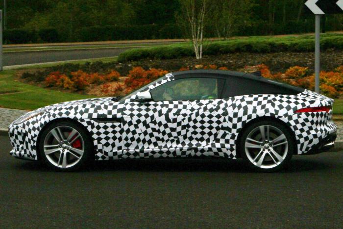 Jaguar F-Type Coupe captured for the first time