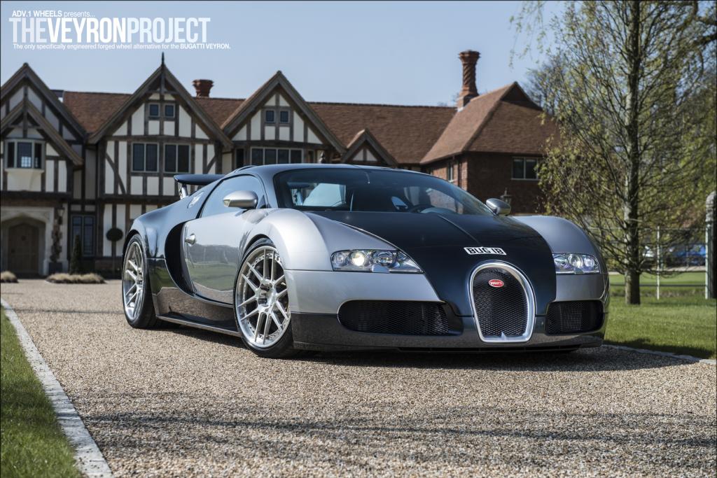 ADV.1 geeft Bugatti Veyron 16.4 bijpassende velgen