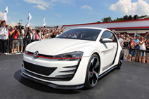 Very brutal: Volkswagen Design Vision GTI concept