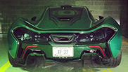 La fameuse McLaren P1 verte