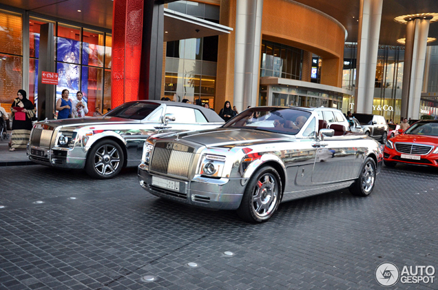 Glimmende Rolls-Royce Phantom Drophead Coupe is 'schitterend'