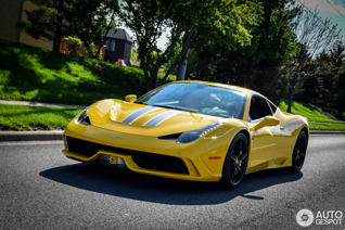 Gespot: Ferrari 458 Speciale in vier varianten