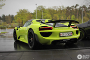A Porsche 918 Spyder can't be more green
