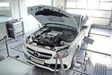 Mercedes-AMG' V8 blok is tot veel in staat