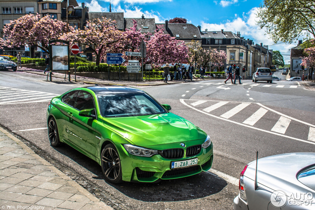Is dit wel de juiste kleur voor de BMW M4?