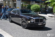 Red details make this Mulsanne look special