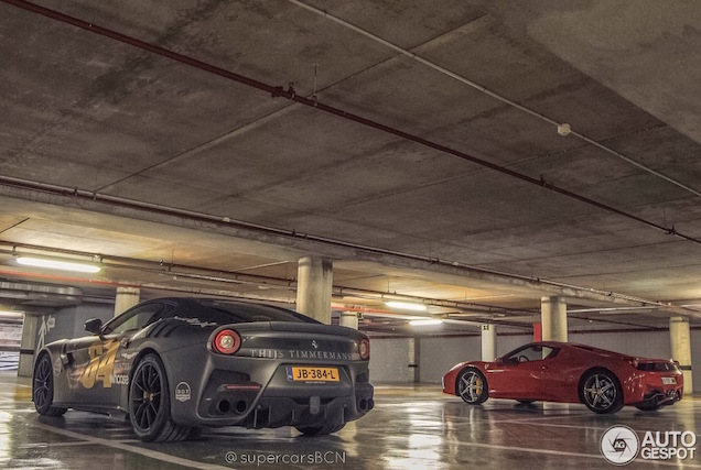 Ferrari-combo in Barcelona: F12tdf en 458 Spider