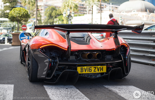 Topspot: straatlegale McLaren P1 GTR in Monaco