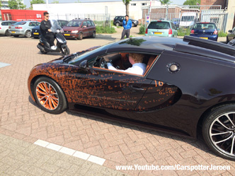 Bugatti Chiron al voor even in Nederland