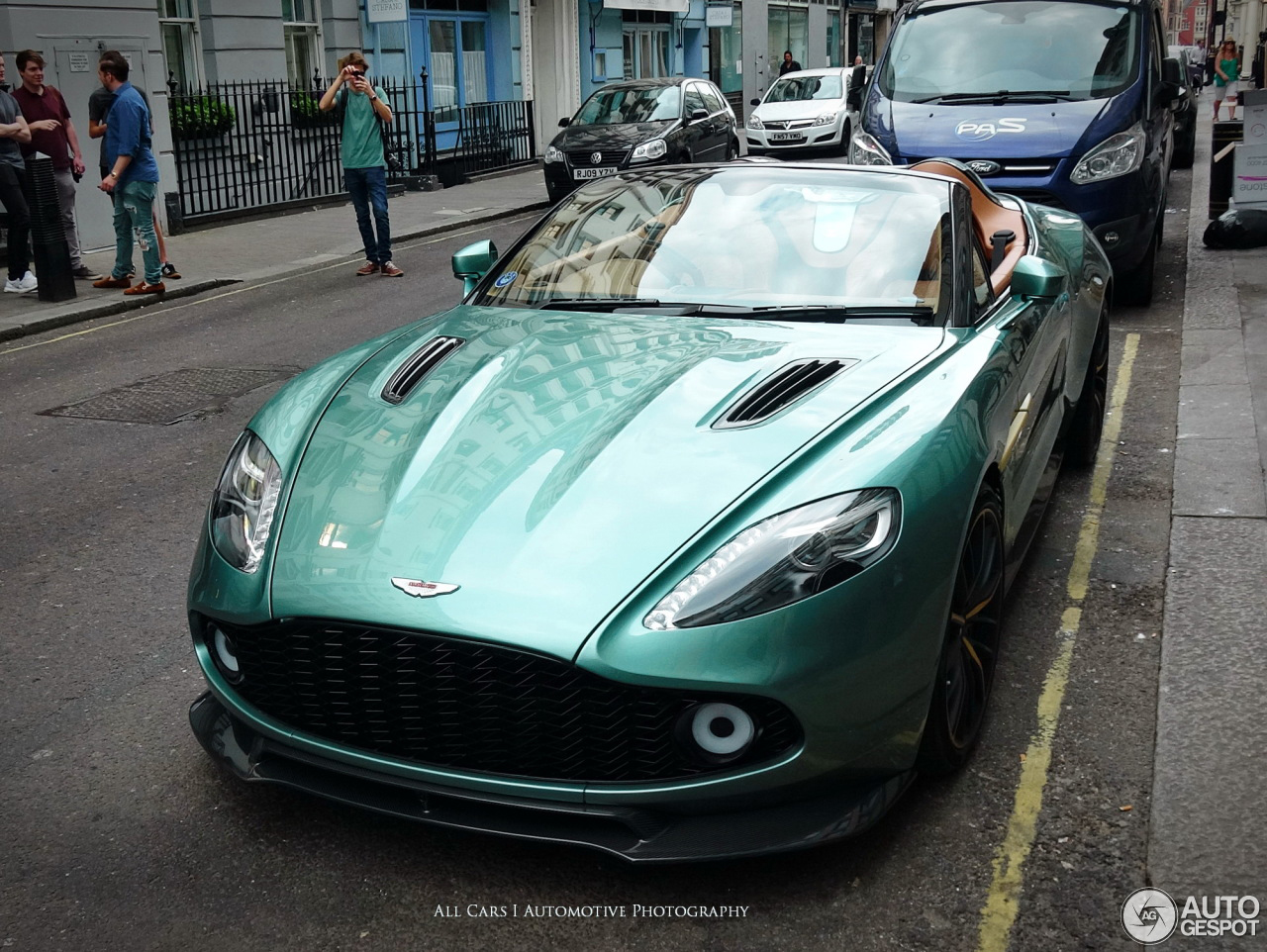 Prachtige Aston Martin Vanquish Zagato Speedster gespot in Londen