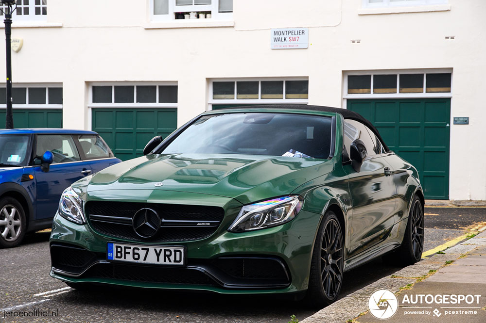 Mercedes-AMG C 63 Convertible doet het goed in groen