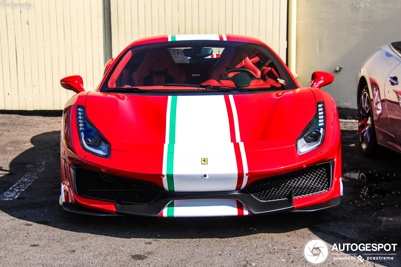 Ferrari 488 Pista is een knappe verschijning geworden 