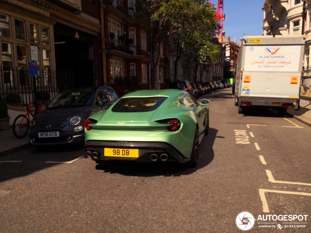 Wordt Londen de Aston Martin Vanquish Zagato stad?