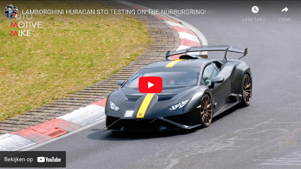 Gaat Lamborghini gooi naar ring record doen met Huracán STO?