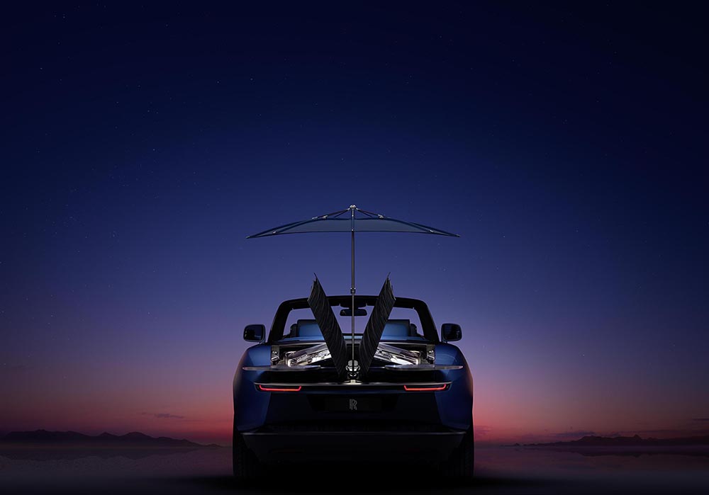 Rolls-Roye gooit hoge ogen met Boat Tail, ongekende luxe