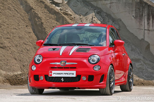 Pogea Racing geeft 100 pk meer aan Fiat 500 Ferrari Dealers Edition