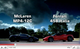 Filmpje: 5th Gear test Ferrari 458 Italia en McLaren MP4-12C