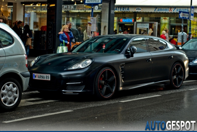 Primeur gespot: Porsche Panamera Anderson Germany Black Edition