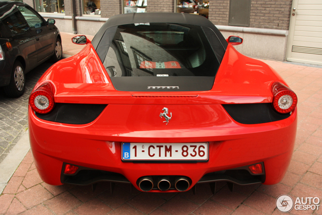 Spot van de dag: Ferrari 458 Italia 