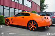 Strange sighting: Nissan GT-R in orange