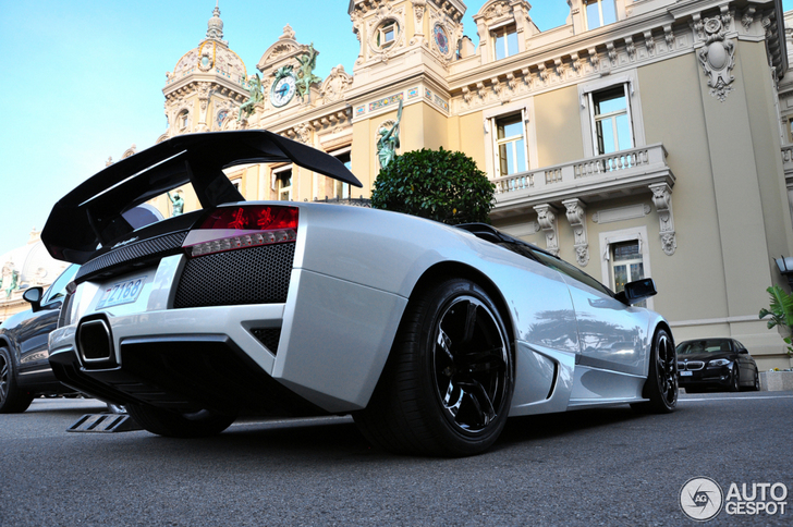 Beautiful pictures of a Lamborghini Murciélago LP640 Roadster in Monaco!