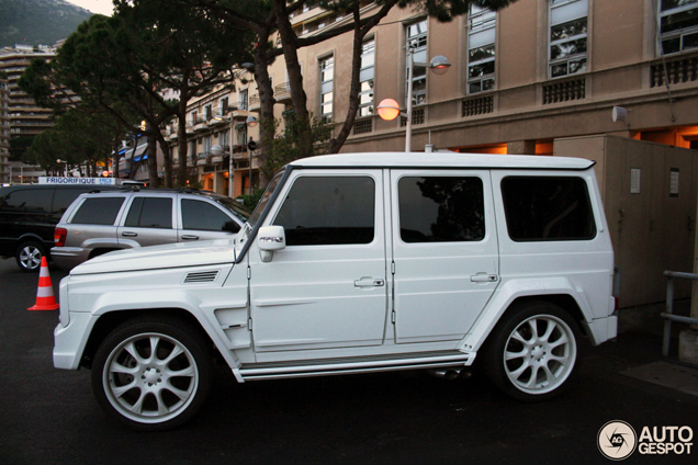 Wit op wit op een Mercedes-Benz Brabus G K8 kan prima!