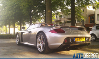 100% van de in Nederland geregistreerde Porsche Carrera GT's gespot!