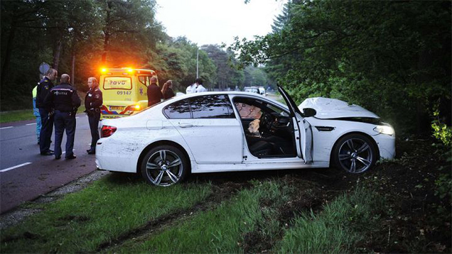BMW M5 van Headhunterz gecrasht