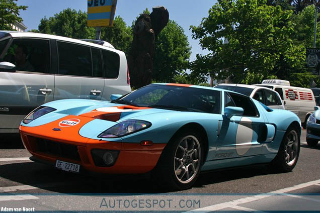 Alle kleuren van de regenboog: Ford GT