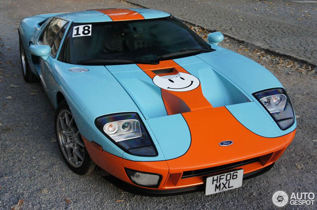 Alle kleuren van de regenboog: Ford GT