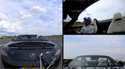Movie: catch a golf ball in your Mercedes-Benz SLS AMG Roadster