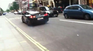 Movie: Arabic Nissan GTR "powerslide" in London!