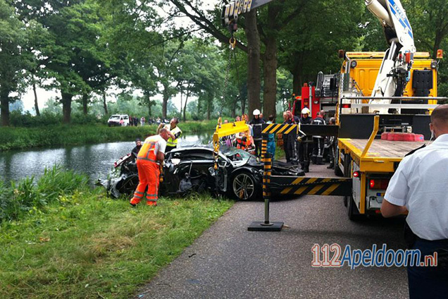Man overlijdt bij eenzijdig ongeval met Audi R8