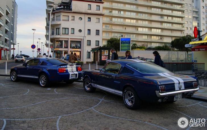 Oud en nieuw samen gespot: Ford Mustang Shelby