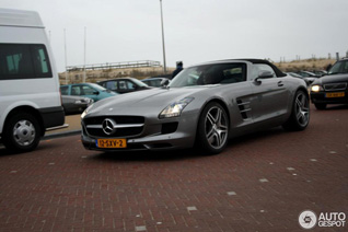 65% van de in Nederland geregistreerde Mercedes-Benz SLS AMG Roadsters gespot! 